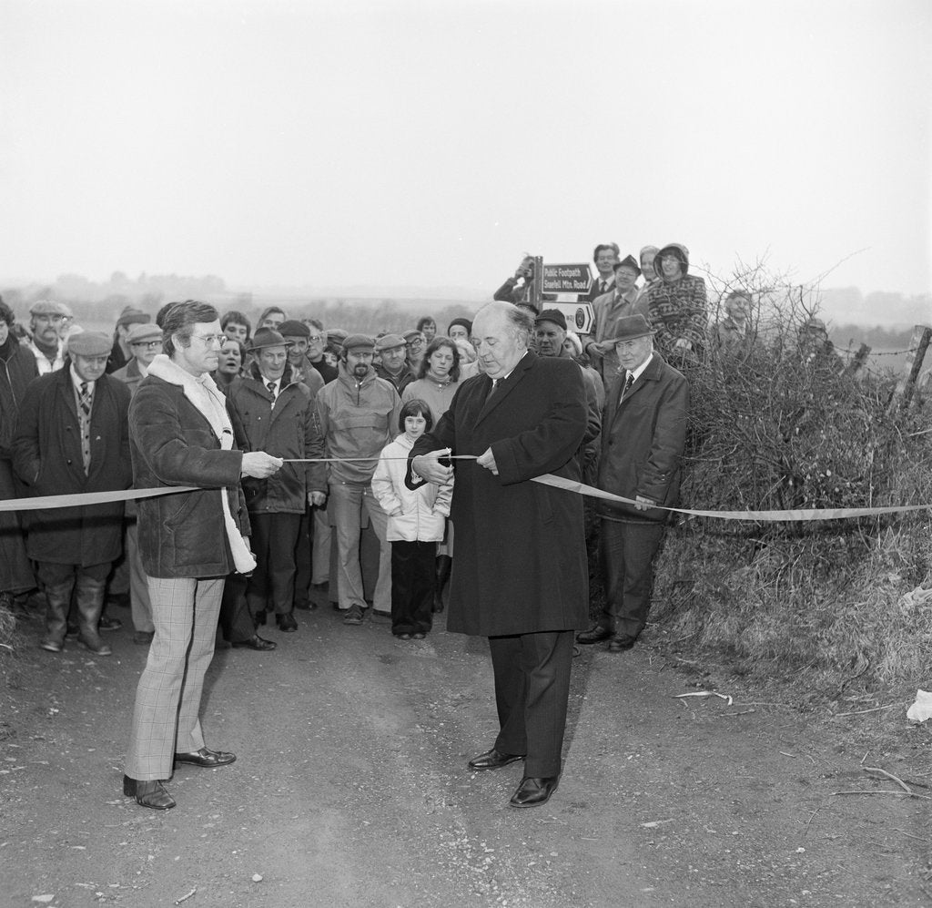 Detail of Opening Millennium Way, Lezayre by Manx Press Pictures