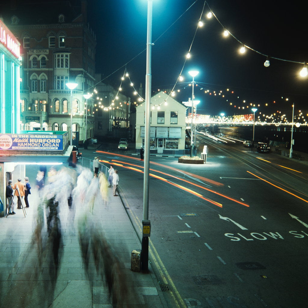 Detail of Douglas at night by Manx Press Pictures