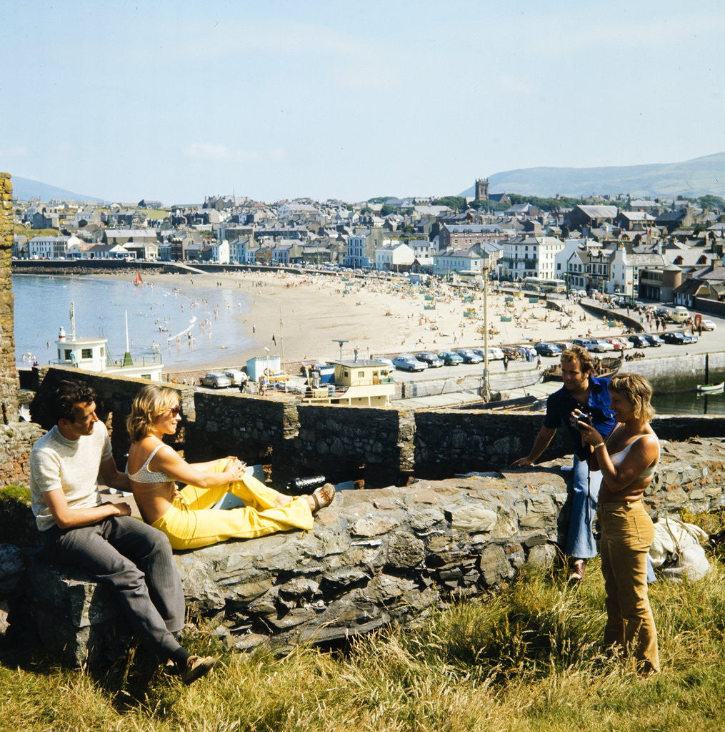 Detail of Peel Castle by Manx Press Pictures