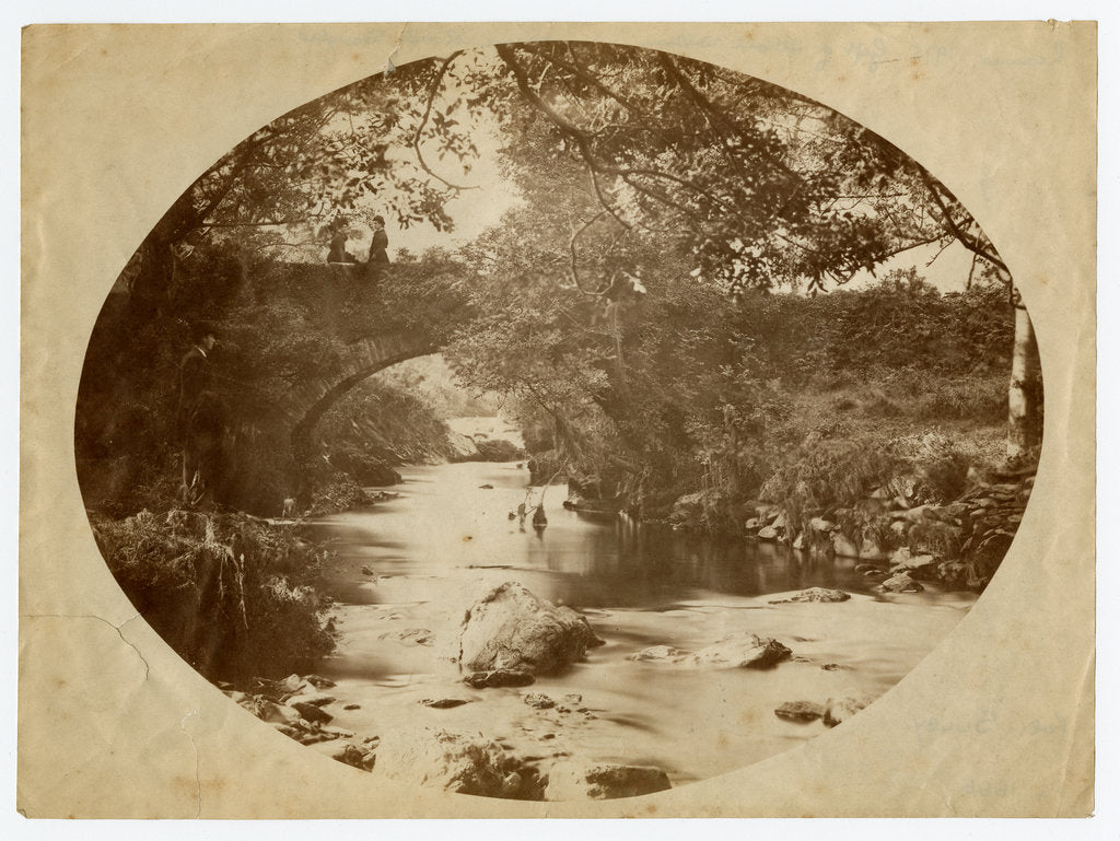 Detail of Bridge at Tholt y Will, Sulby valley by George Bellett Cowen