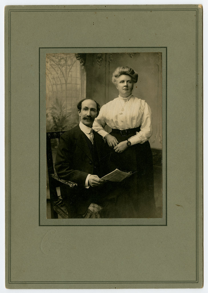 Detail of Robert Sharpe and Isabella Boyde by George Bellett Cowen