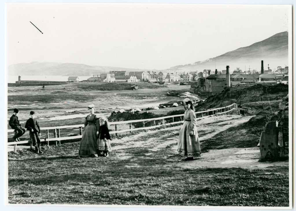 Detail of Ramsey Harbour before Mooragh built by George Bellett Cowen
