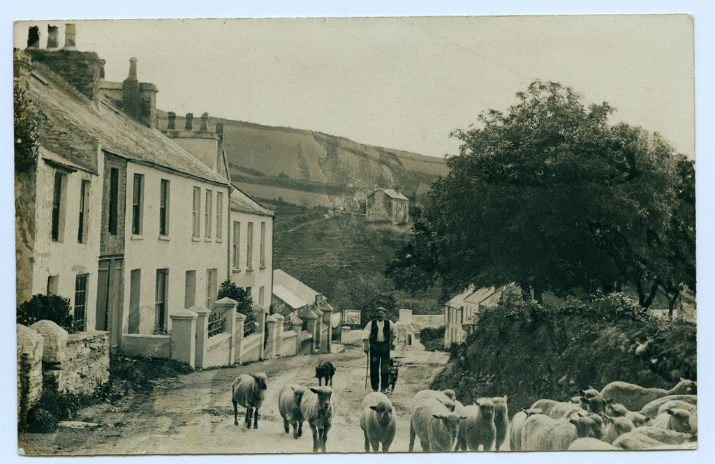 Detail of Glen Maye Village, Patrick by George Goodwin