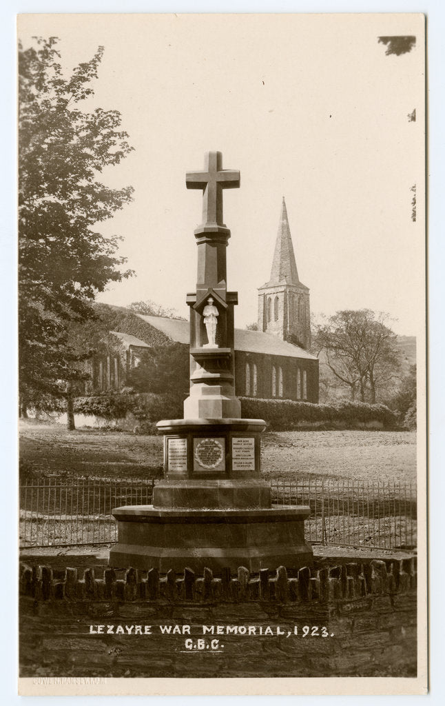 Detail of Lezayre war memorial by George Bellett Cowen