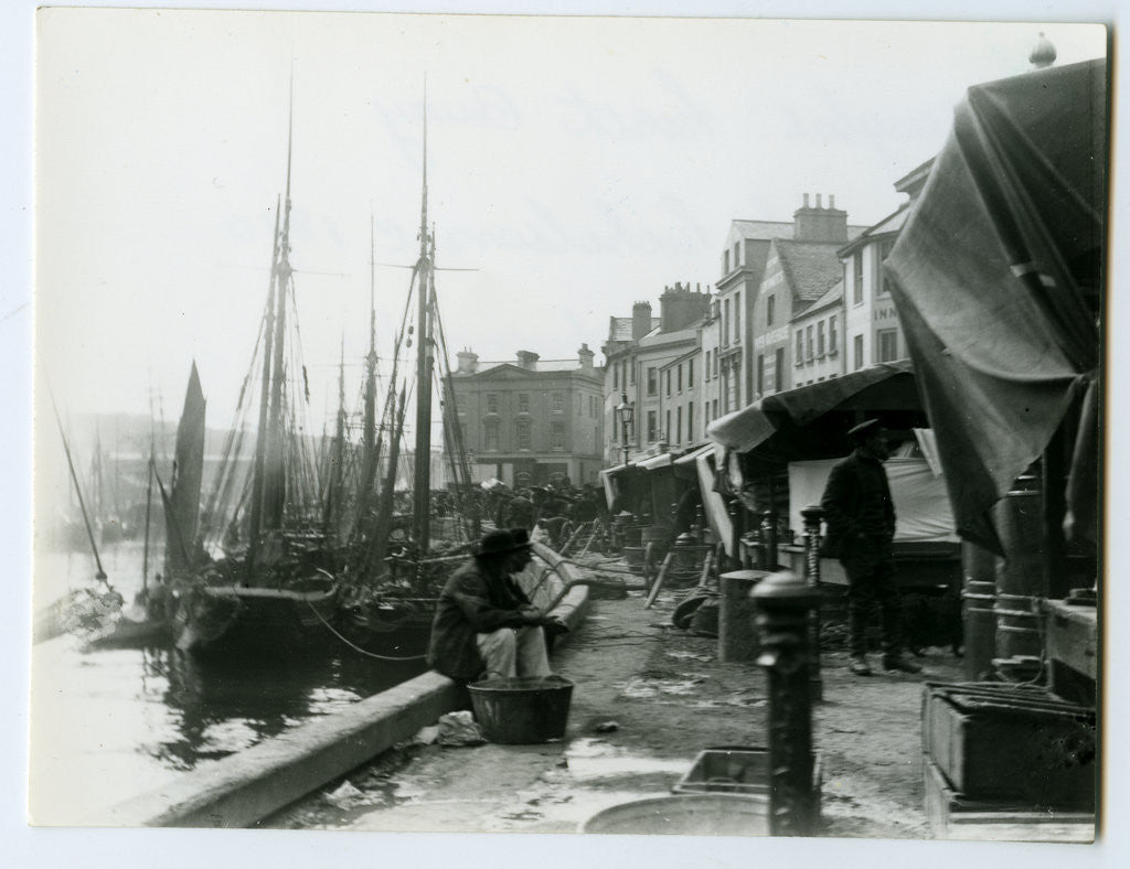 Detail of North Quay, Douglas by John Miller Nicholson