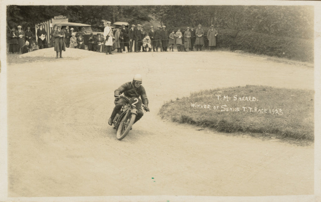 Detail of T.M. Sheard, 1923 Senior TT (Tourist Trophy) by Thomas Horsfell Midwood