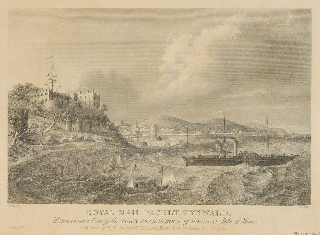 Detail of Royal Mail Steam Packet 'Tynwald' by Unknown