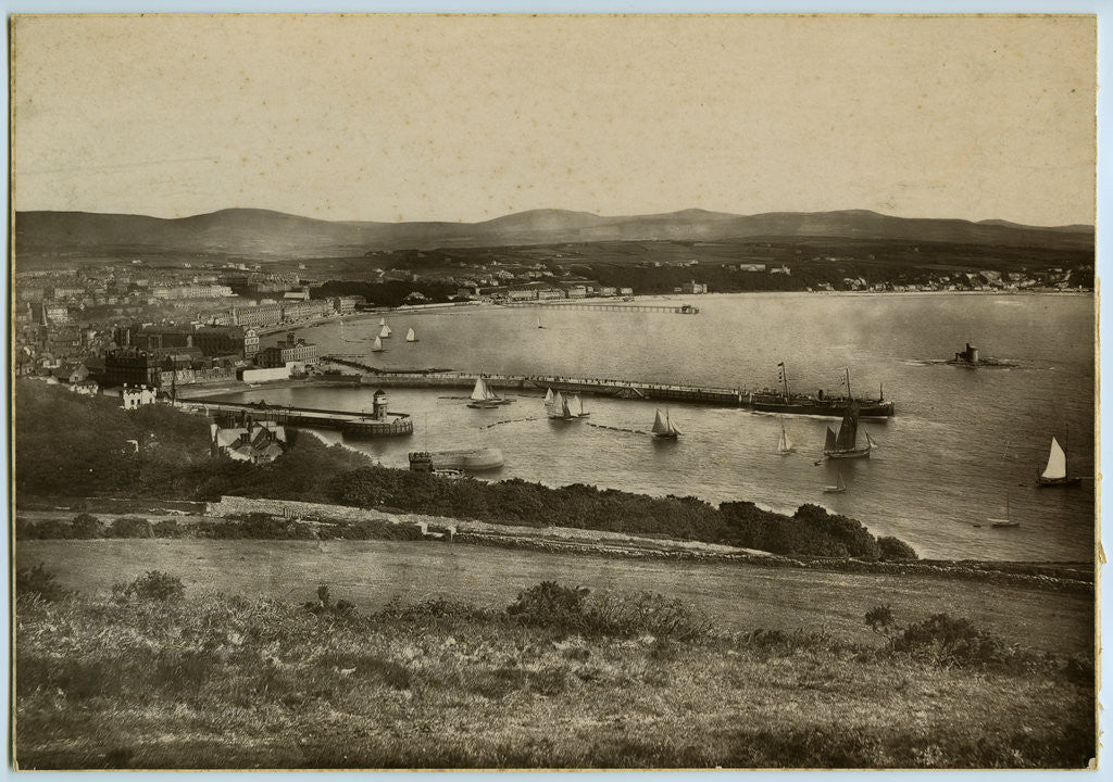 Detail of Douglas from Douglas Head by Abel Lewis