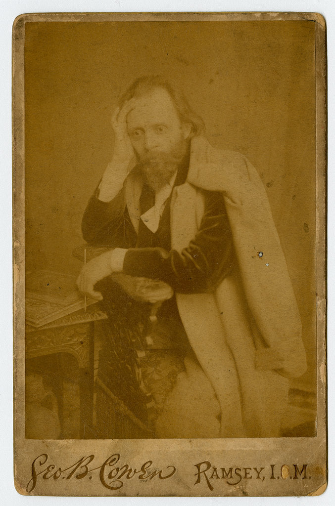 Detail of Mr Hall Caine by George Bellett Cowen