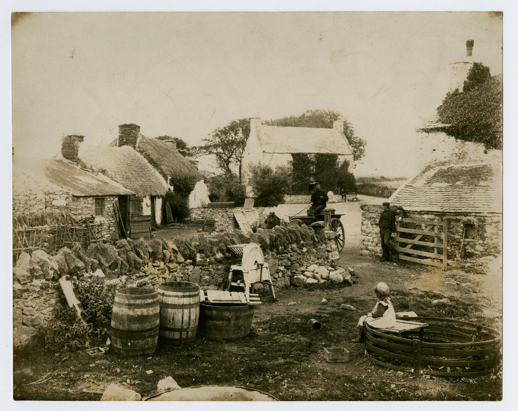 Detail of Cross Four Ways, Ballasalla by George Bellett Cowen