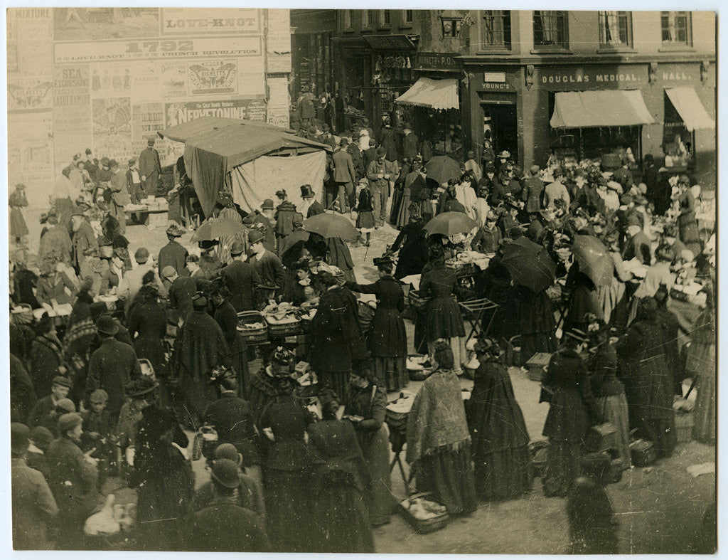 Detail of The butter market, Douglas by Anonymous