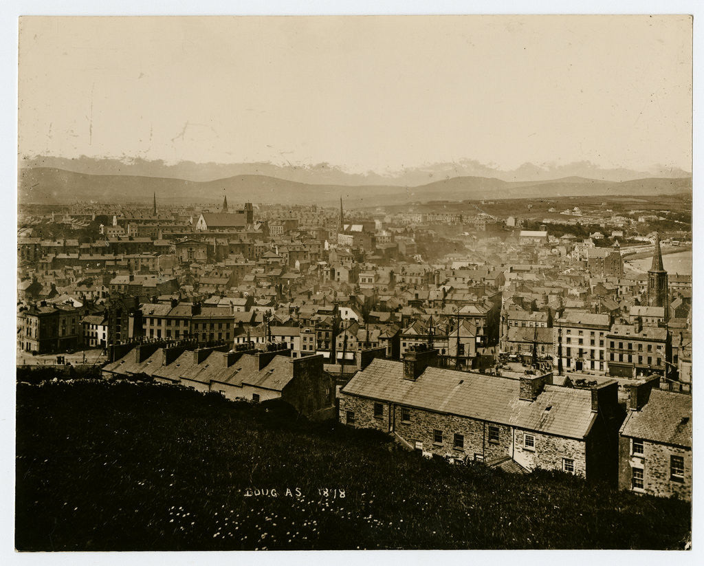 Detail of Panoramic view of Douglas by Anonymous