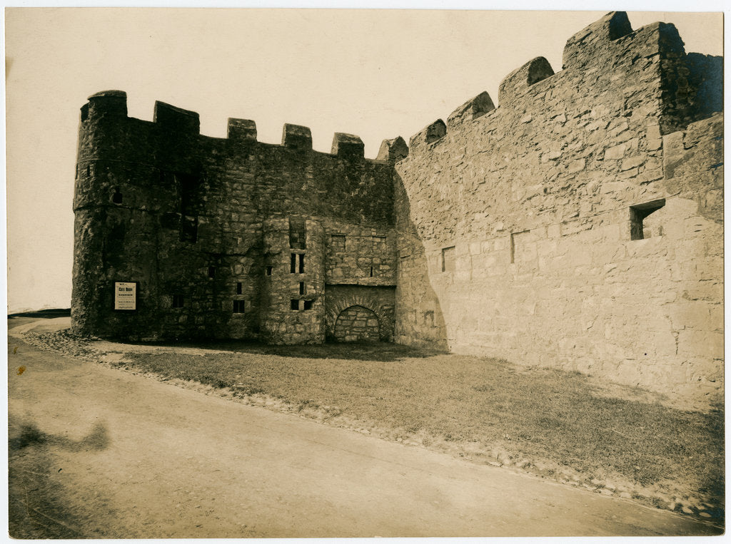 Detail of Castle Rushen original entrance, Castletown by George Bellett Cowen