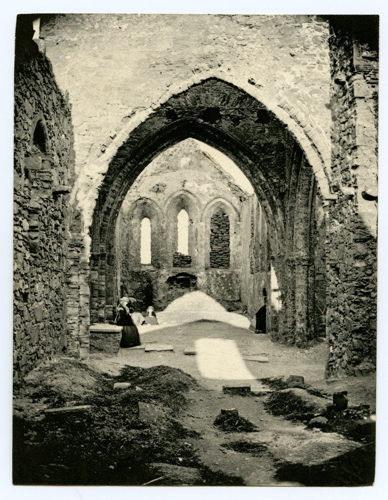 Detail of Peel Castle Cathedral by George Bellett Cowen