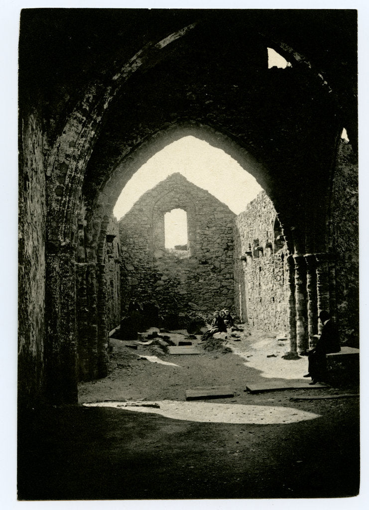 Detail of Peel Castle Cathedral by George Bellett Cowen