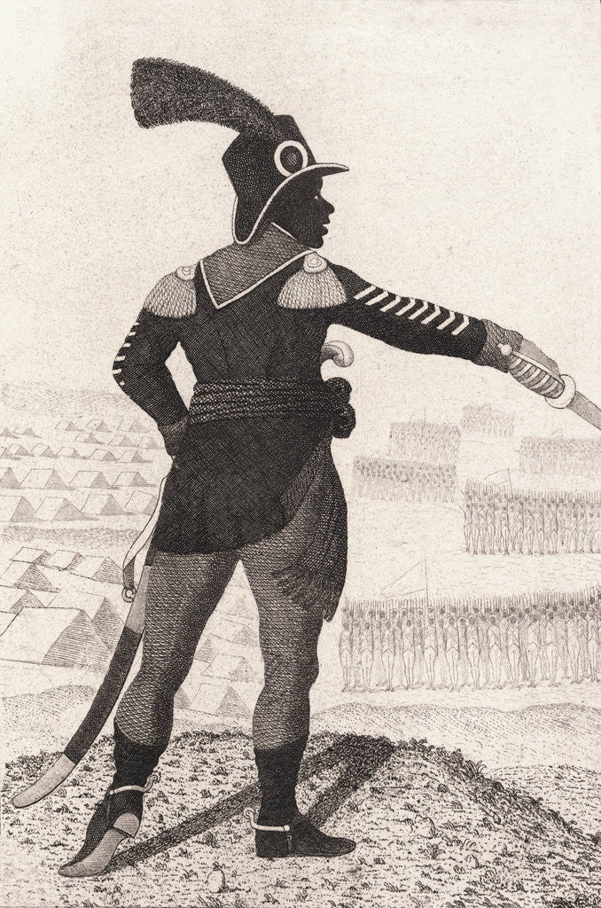 Detail of Portrait of Francois Dominique Toussaint Louverture by Anonymous