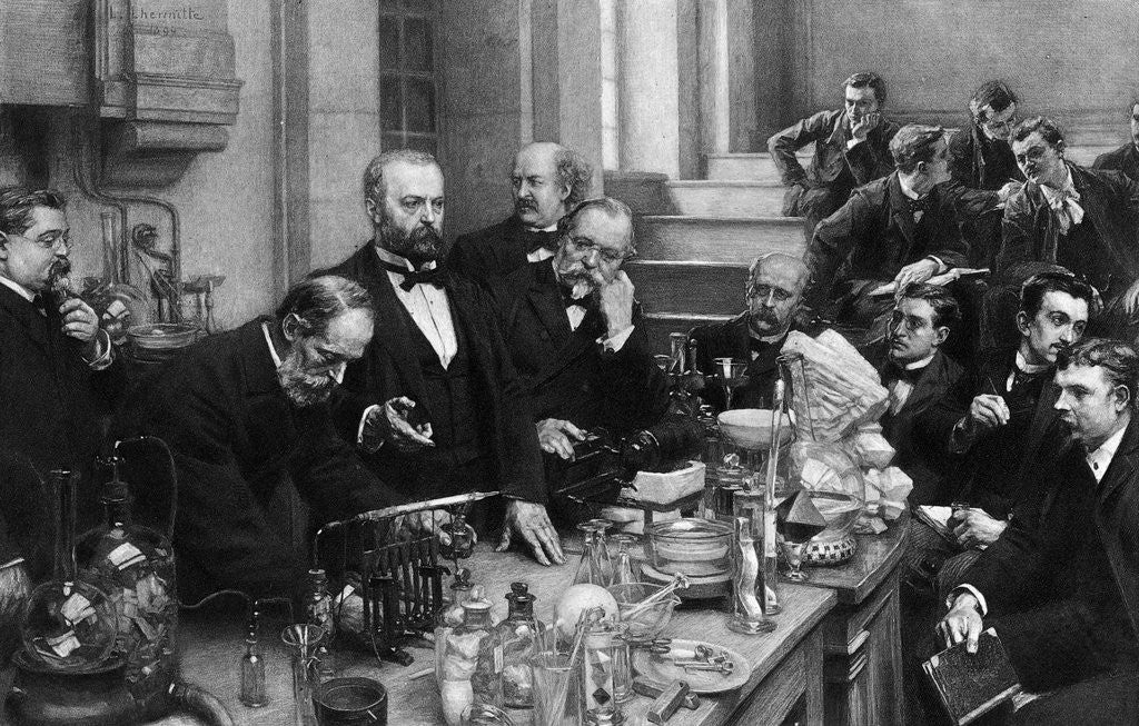 Detail of Sainte-Claire Deville Giving Demonstration by Anonymous