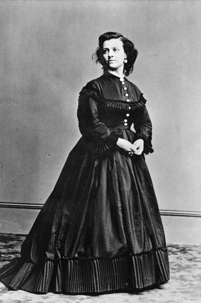 Detail of Actress and Union Army Spy Pauline Cushman by Anonymous