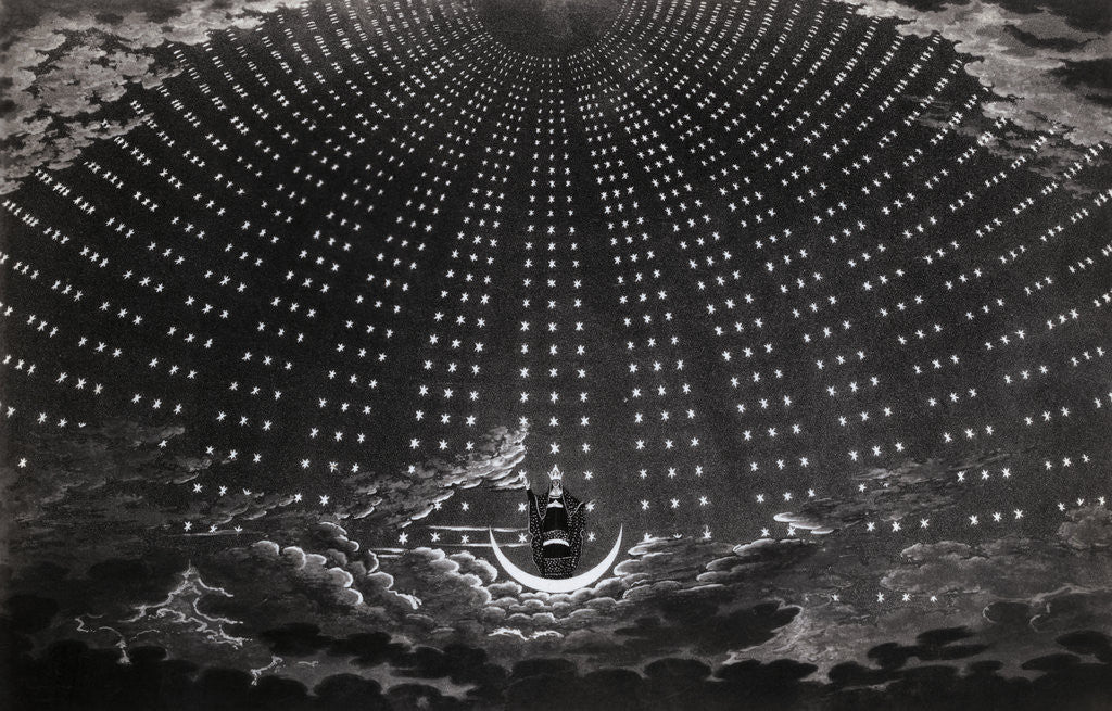 Detail of Stage design of Mozart's Magic Flute by Anonymous