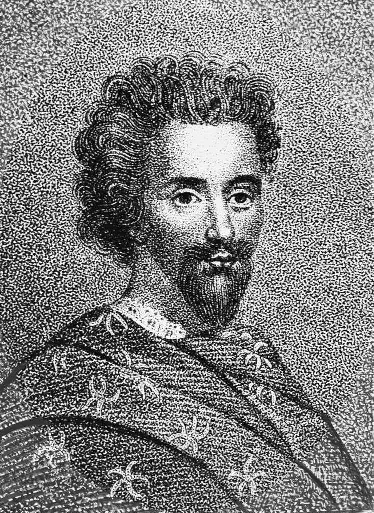 Detail of Christopher Marlowe by Anonymous