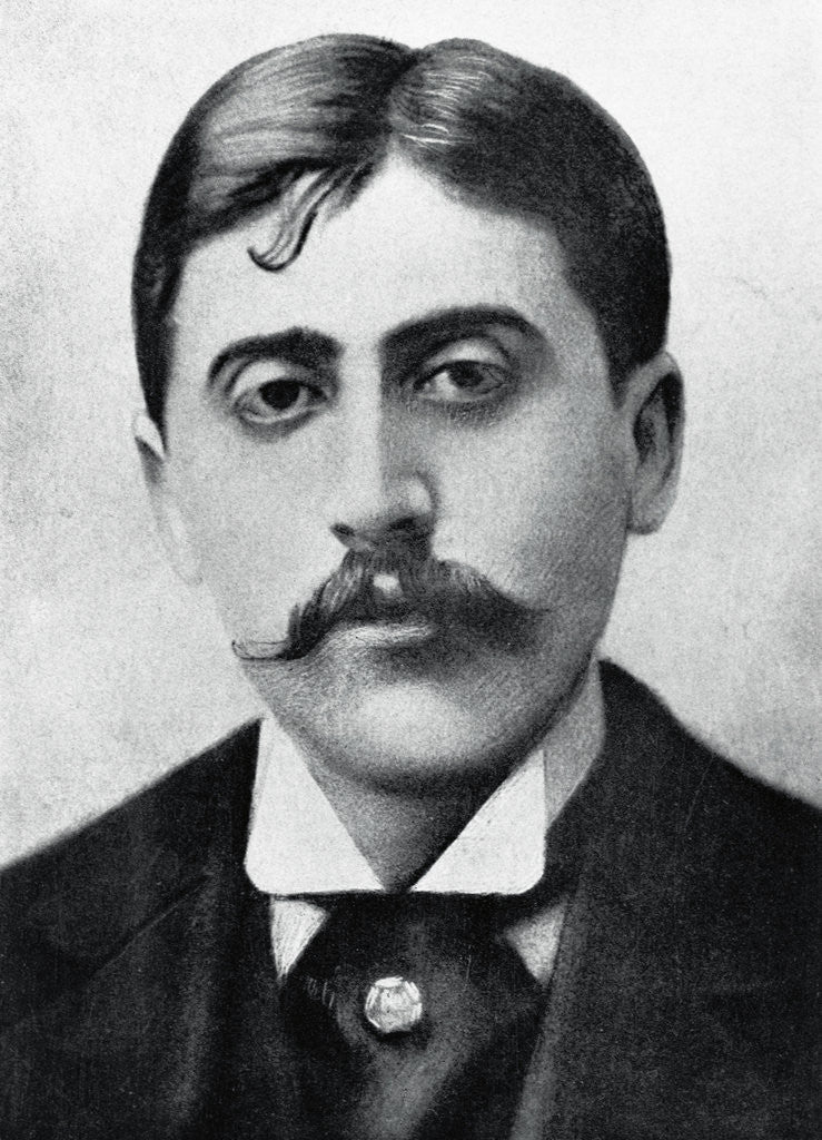 Detail of Portrait of Marcel Proust by Anonymous