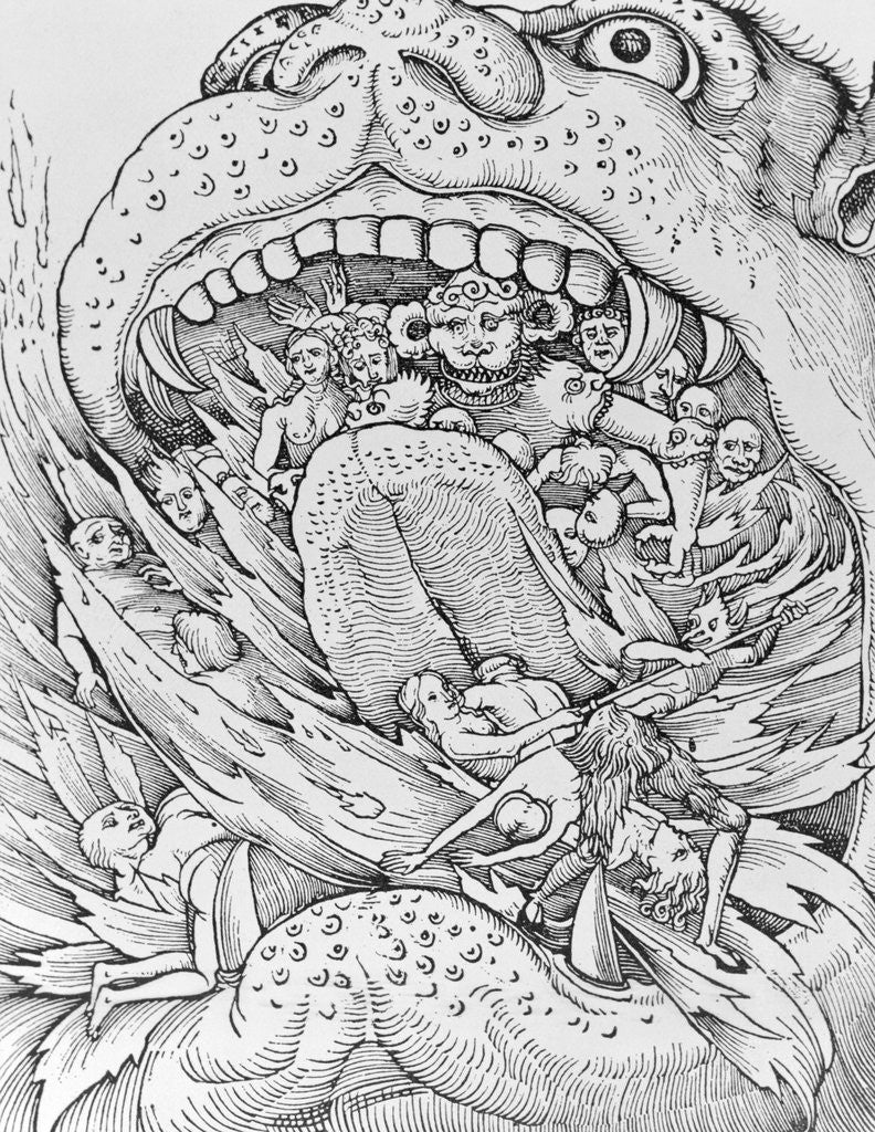 Detail of Typical Conception of Hell by Anonymous