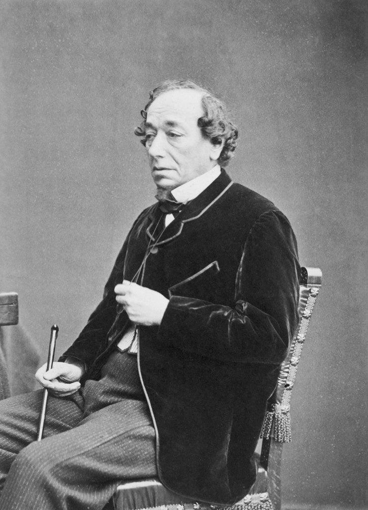 Detail of British Prime Minister Benjamin Disraeli by Anonymous