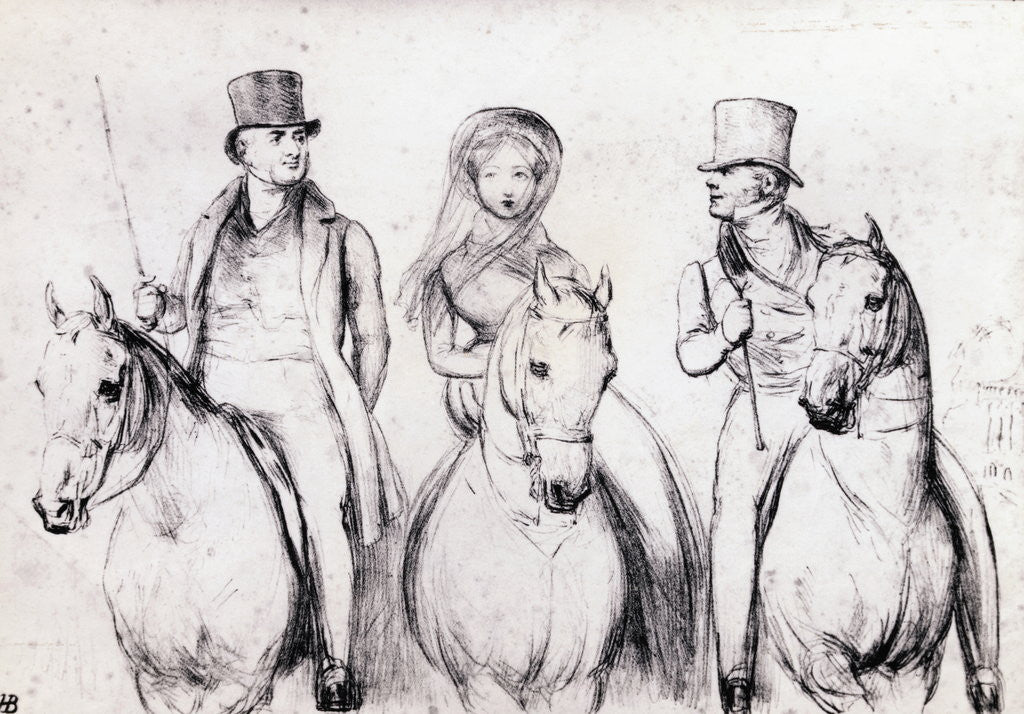 Detail of Queen Victoria and Others by Anonymous