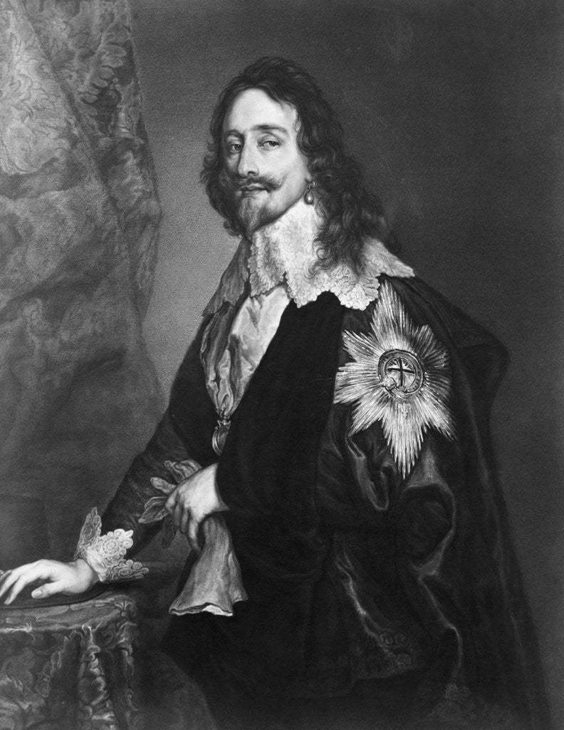 Detail of Charles I by Anthony van Dyck