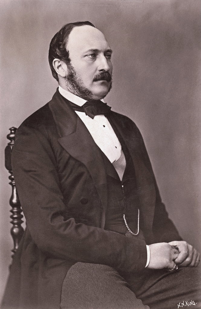Detail of Portrait of Prince Albert Reclining by Anonymous