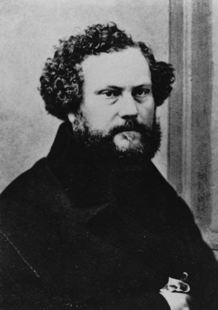 Detail of Portrait of Samuel Colt by Anonymous