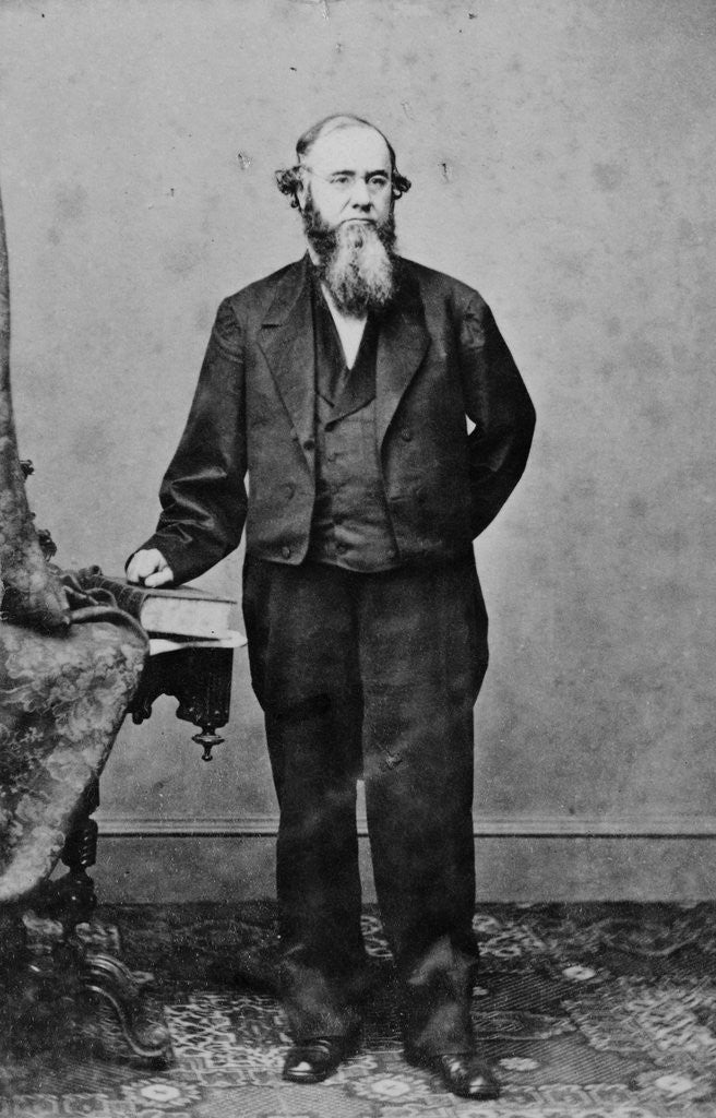 Detail of Portrait of Public Leader Edwin Stanton by Anonymous