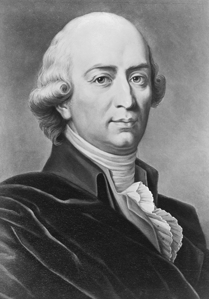 Detail of Portrait of Johann Gottfried von Herder by Anonymous