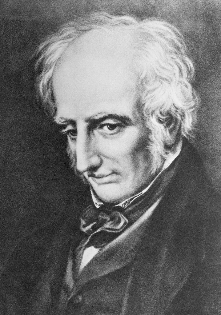Detail of Print of William Wordsworth by Anonymous