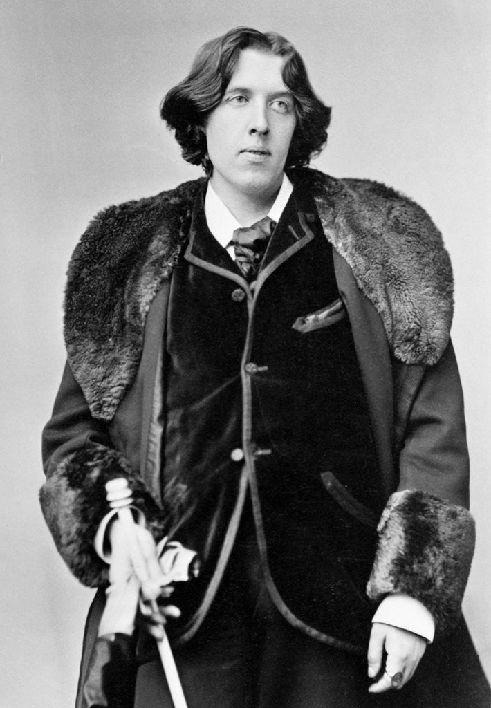 Detail of Portrait of Oscar Wilde by Anonymous