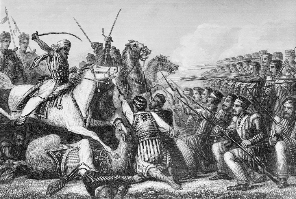 Detail of War Site for Early Kanpur by Anonymous