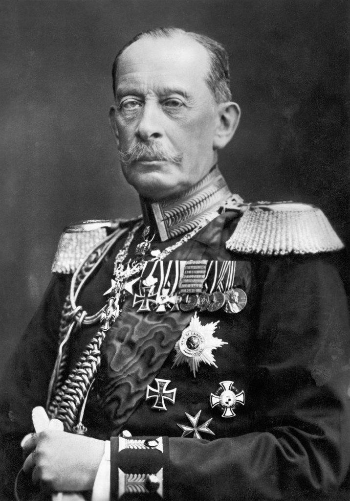 Detail of Alfred von Schlieffen in Uniform by Corbis
