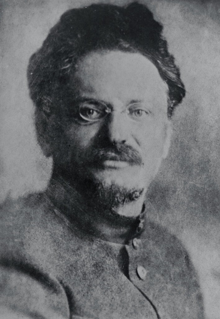 Detail of Portrait of Leon Trotsky by Anonymous