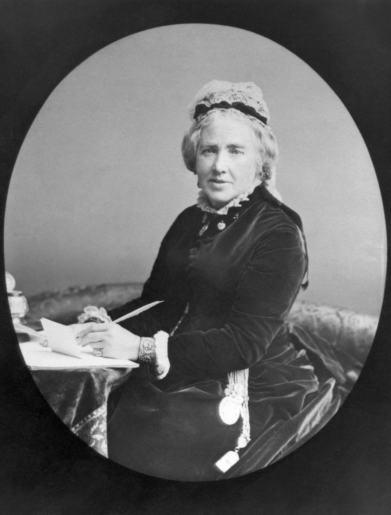 Detail of Catherine Glynne Gladstone by Anonymous
