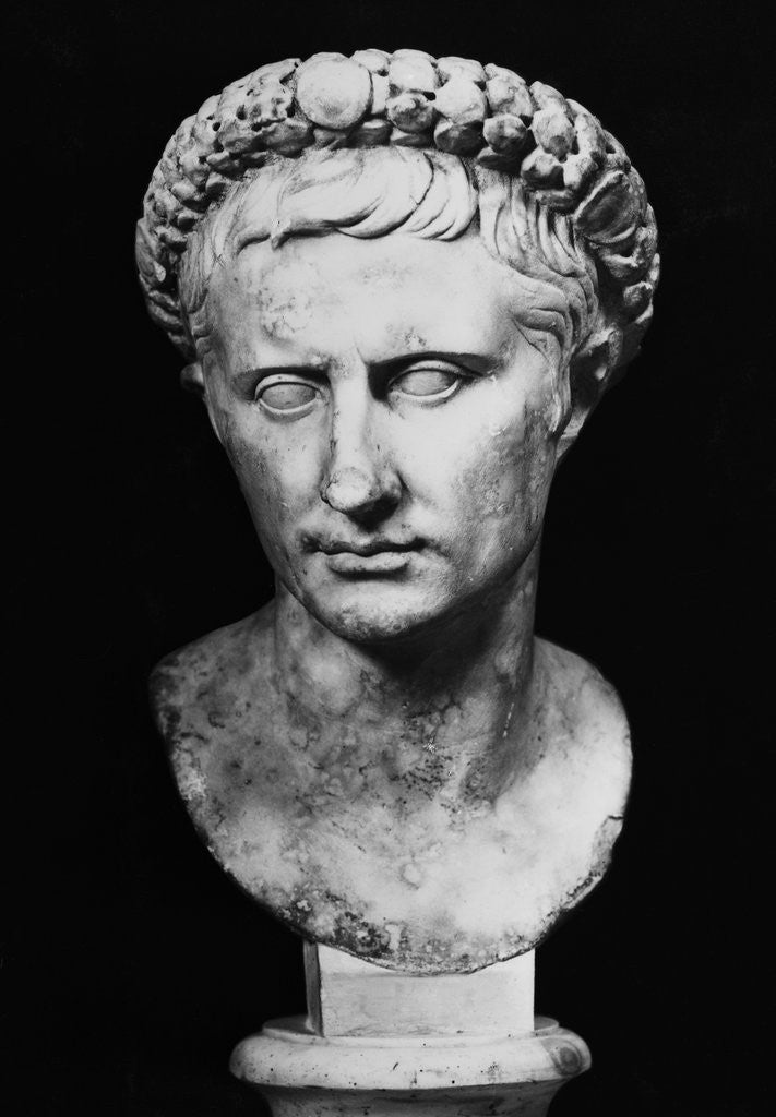 Detail of Bust of Augustus by Anonymous