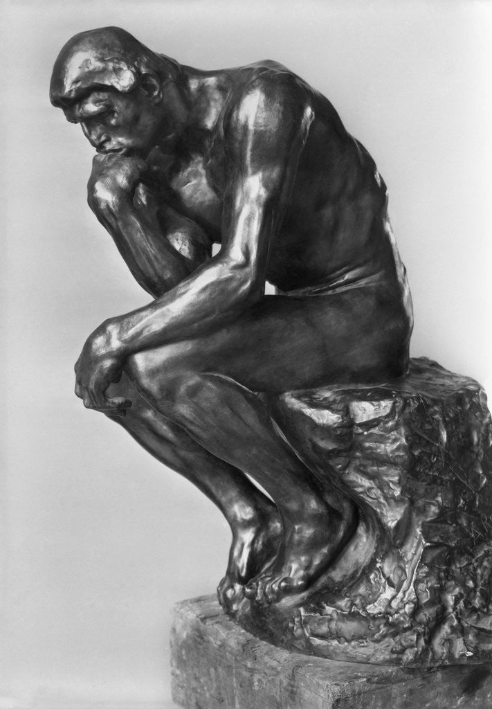 Detail of The Thinker by Anonymous
