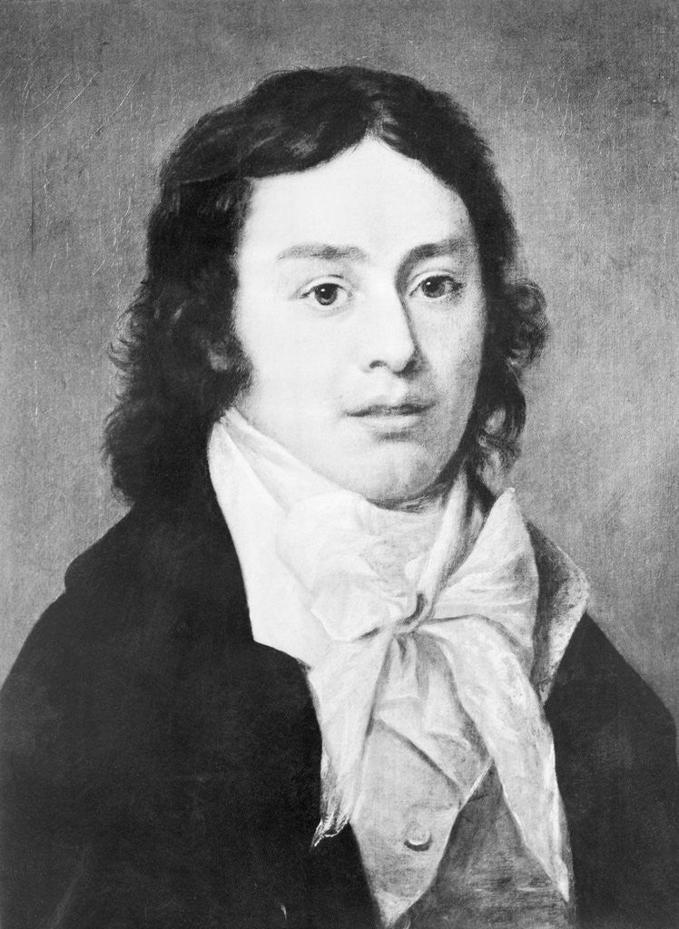 Detail of Portrait of Samuel T. Coleridge by Anonymous