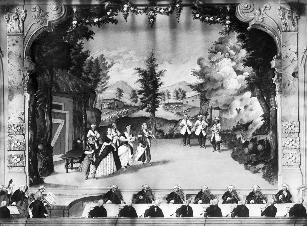 Detail of Stage View of Opera Presentation by Anonymous