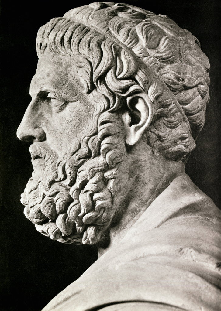 Detail of Sculpture of Sophocles by Anonymous