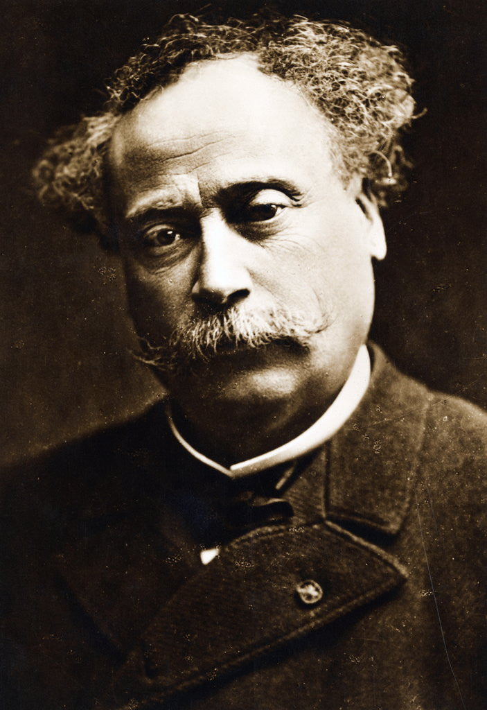 Detail of Portrait of French Novelist Alexandre Dumas by Anonymous