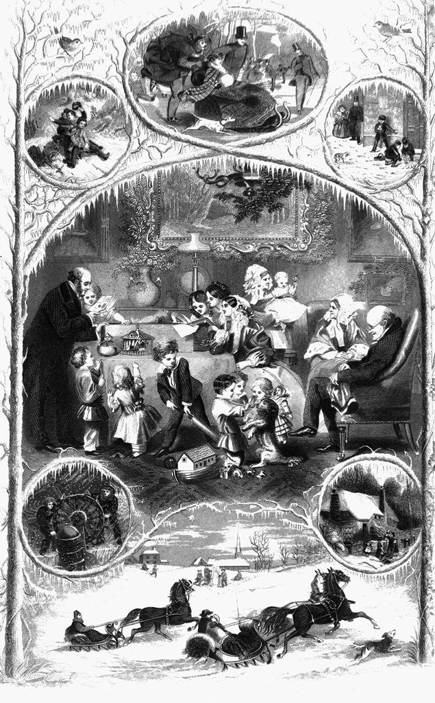 Detail of Christmas Celebrations by Anonymous