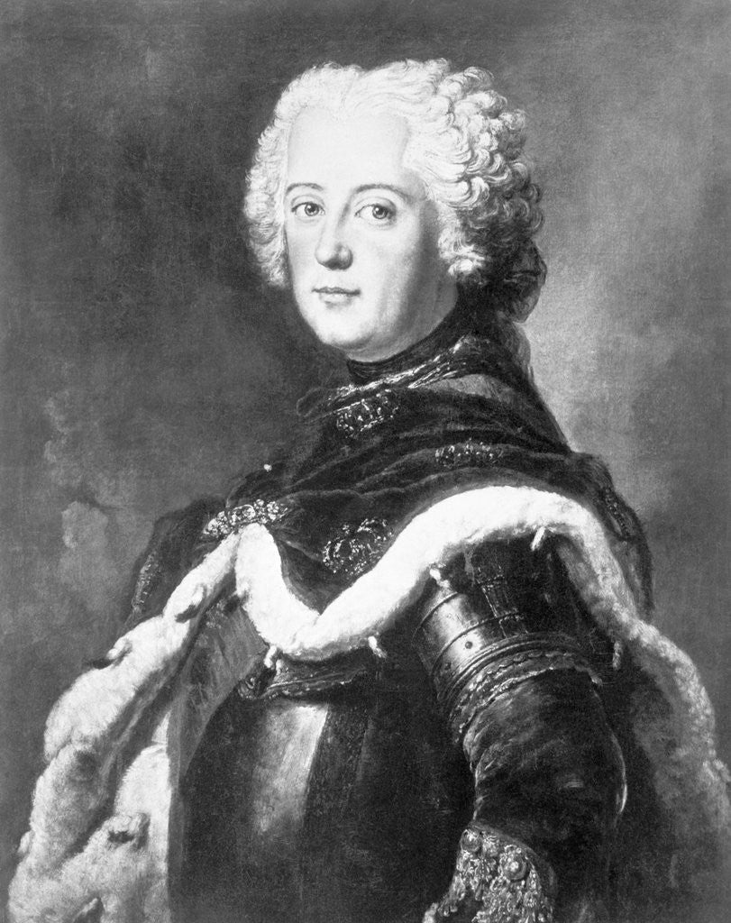 Detail of Frederick The Great as Crown Prince by Antoine Pesne
