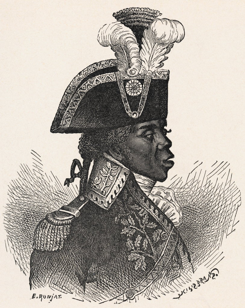 Detail of Portrait of Toussaint l'Ouverture by Anonymous