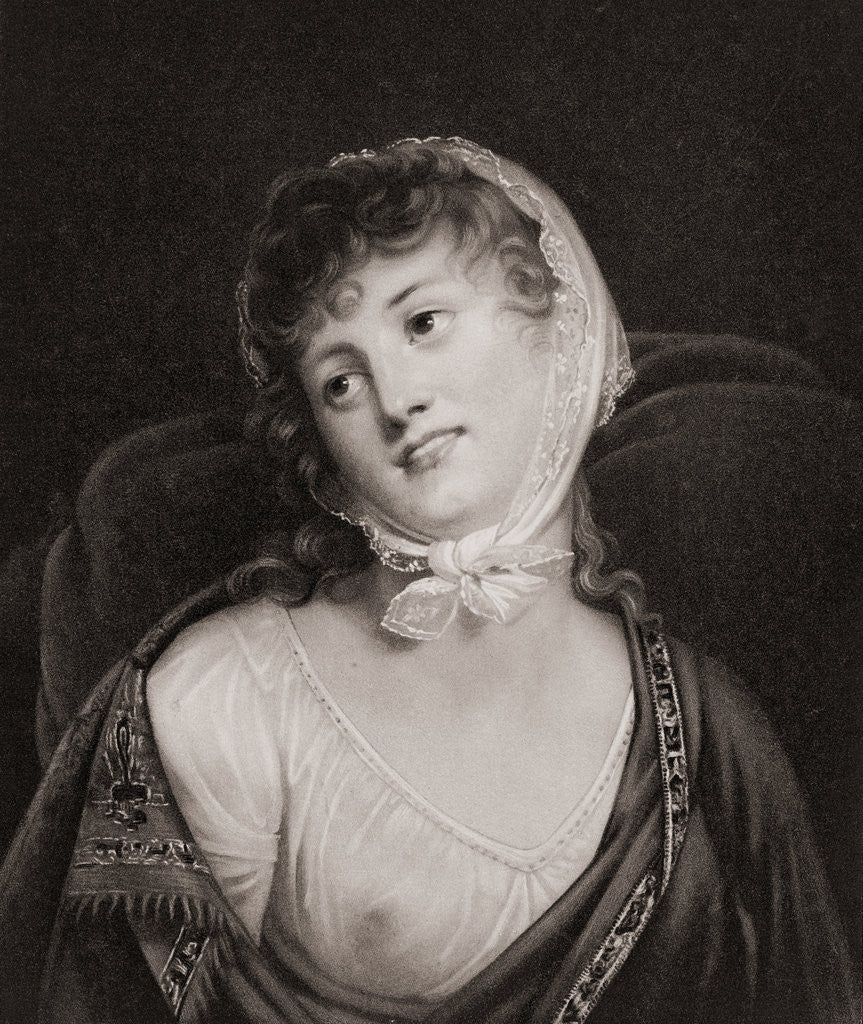 Detail of Portrait of Madame Walewska by Corbis