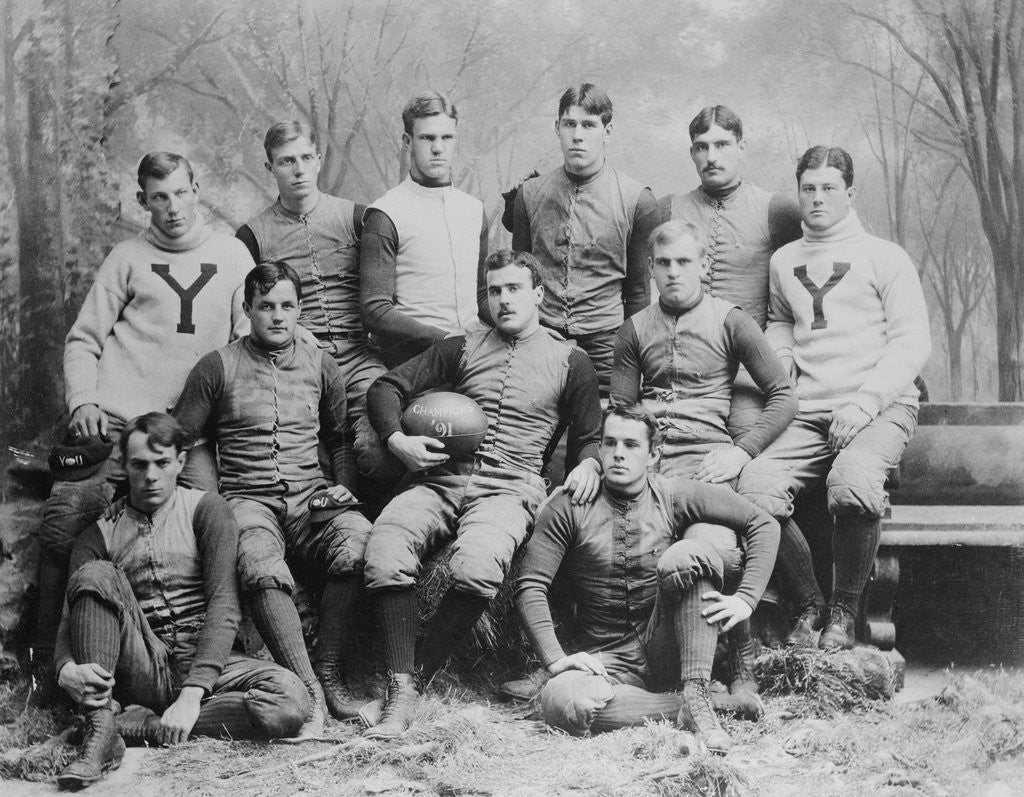 Detail of Yale Football Team by Anonymous